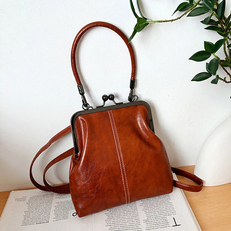 Luxury Vintage Kiss Lock Bag