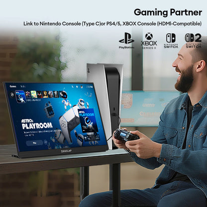 16" 240Hz QHD Portable Gaming Monitor - 2.5K HDR IPS Second Screen