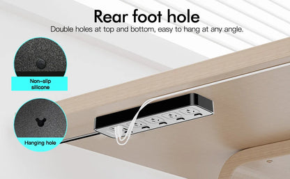 Australian Multi-Plug Power Board with 6 USB Fast Charging Ports & Switches