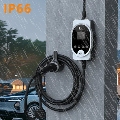 7KW Type 2 EV Wallbox Charger - Smart Wi-Fi App Control Fast Charging
