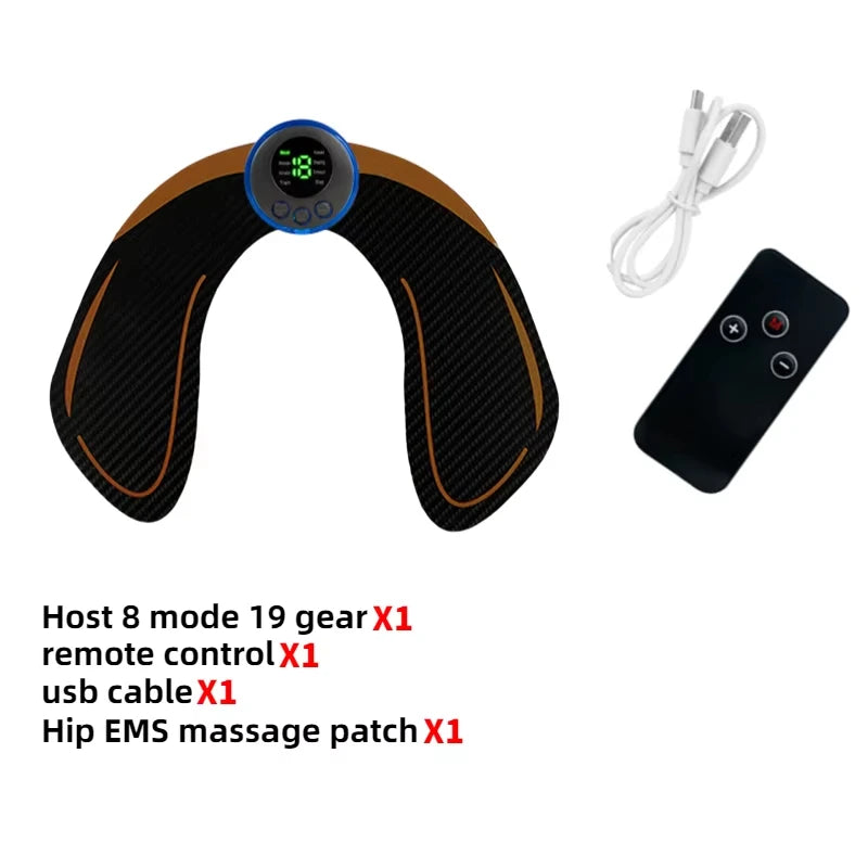 Wireless EMS Muscle Stimulator - Electric Abdominal & Hip Toning Trainer - 11