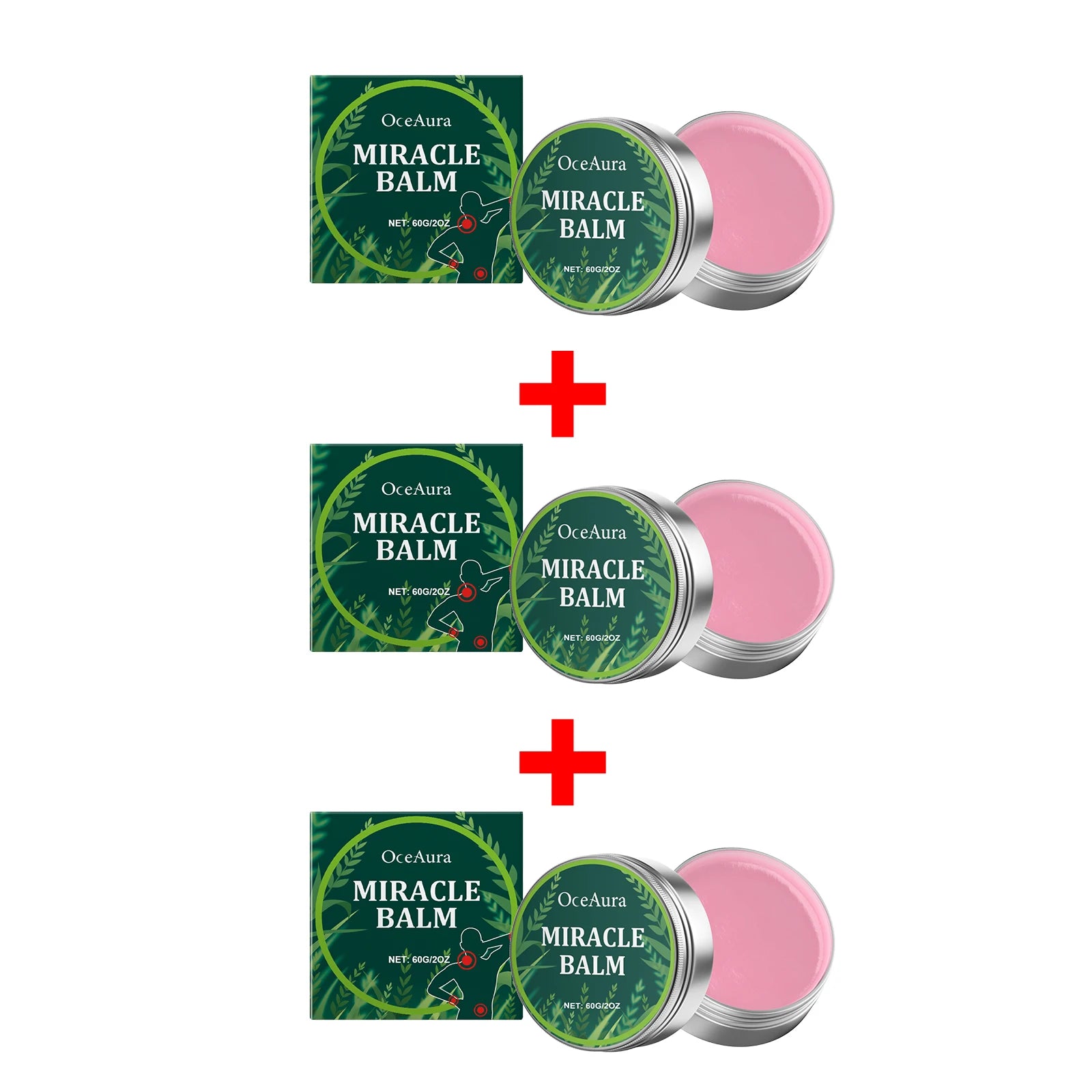 Herbal Joint & Muscle Massage Balm - Soothing Relief Cream for Neck, Back & Knees - 15
