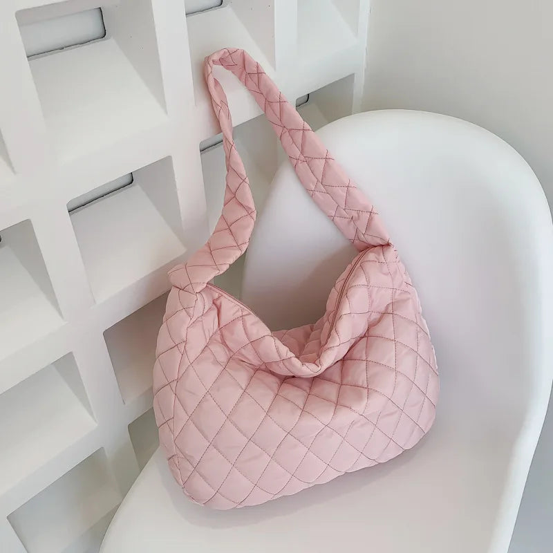 Luxury Quilted Padded Tote