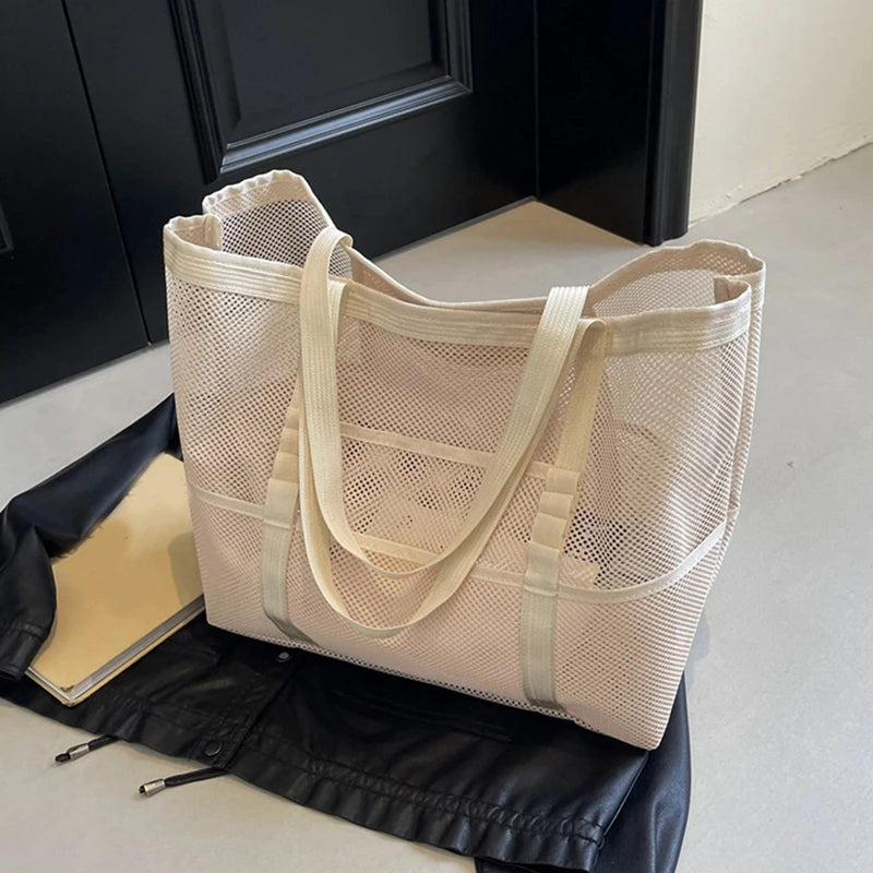 Luxury Hollow Mesh Tote