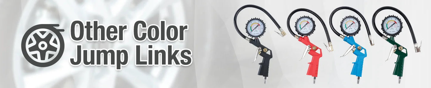 220 PSI Tire Inflator with Pressure Gauge & Air Hose for Cars & Motorcycles