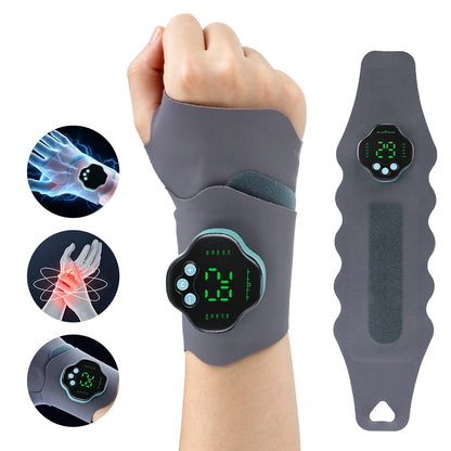 Electric EMS Wrist Massager for Carpal Tunnel & Muscle Fatigue Relief