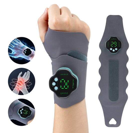 Electric EMS Wrist Massager for Carpal Tunnel & Muscle Fatigue Relief