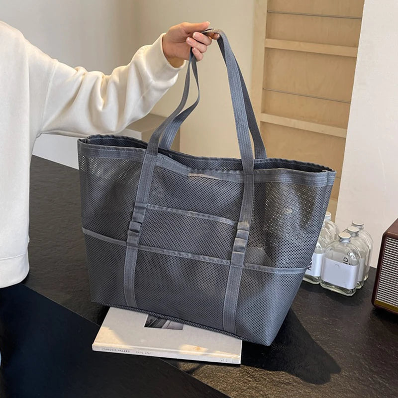 Luxury Hollow Mesh Tote
