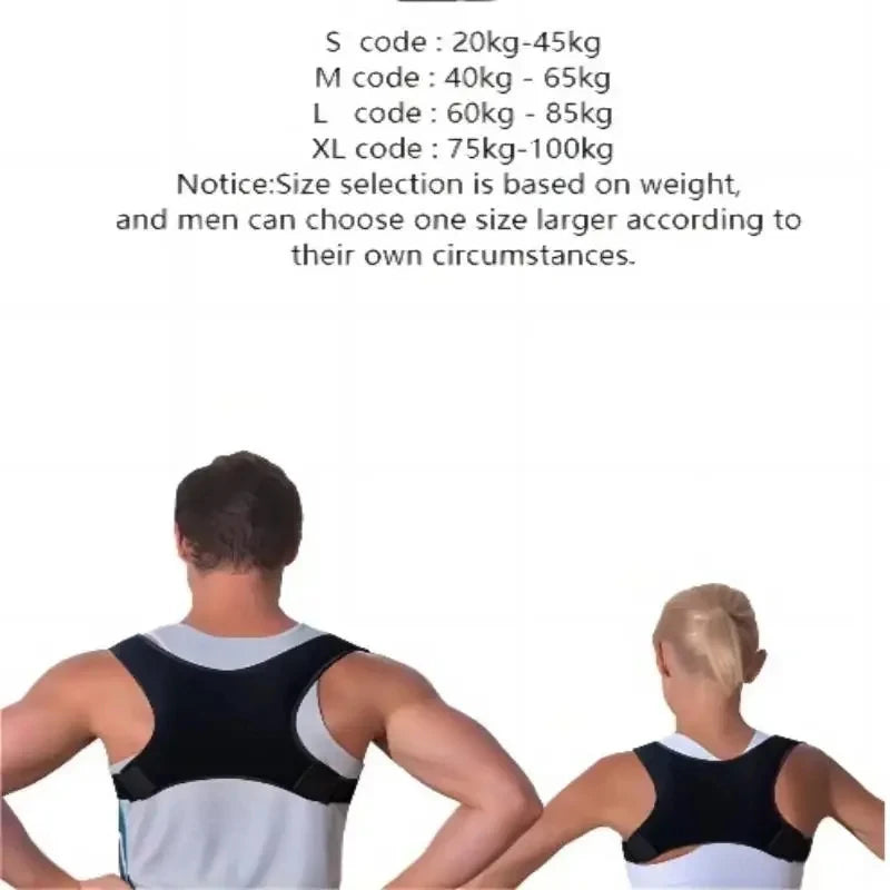 Adjustable Posture Support Belt & Back Brace for Spine Alignment - 14