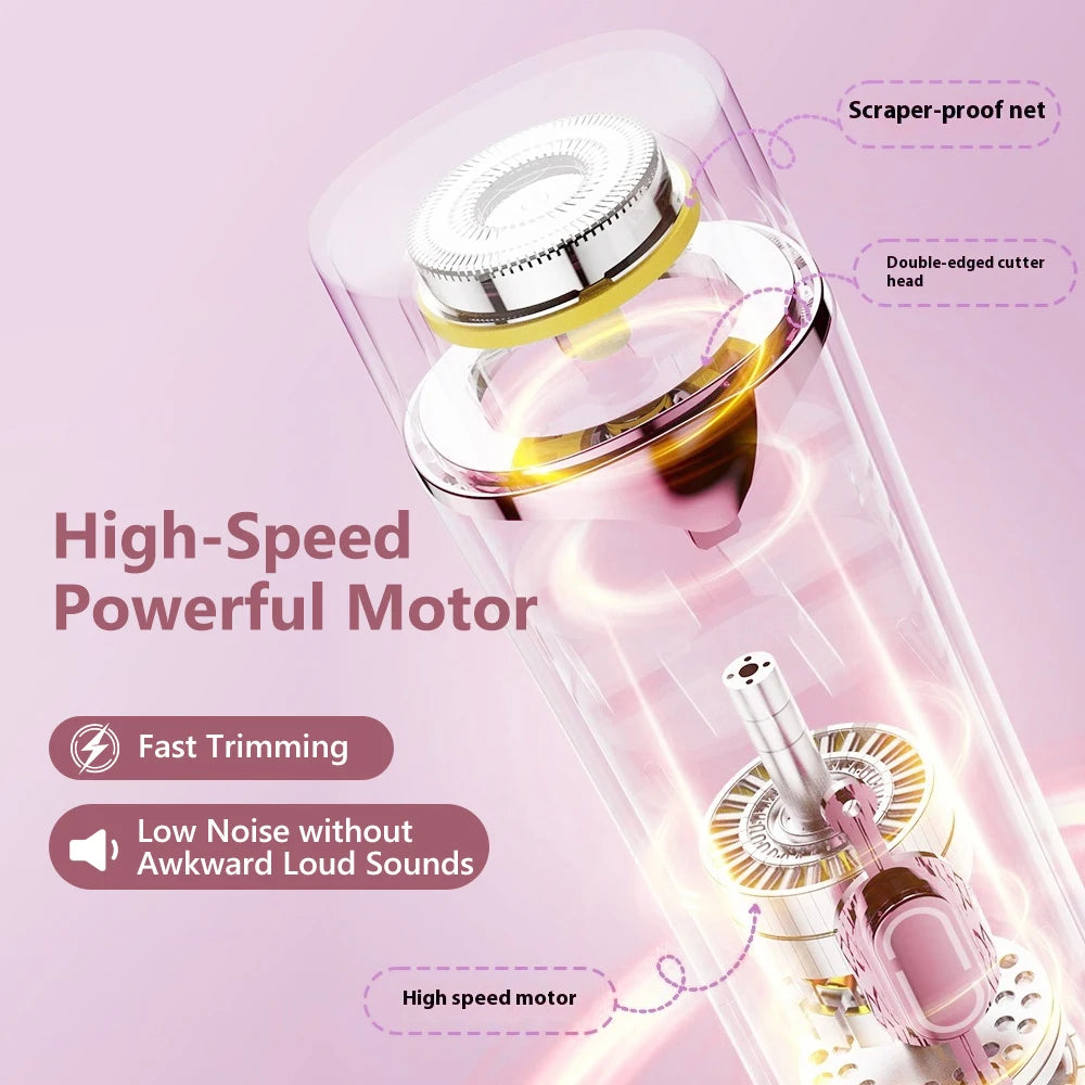 2-in-1 Dual-Head Electric Women’s Hair Trimmer & Shaver for Sensitive Skin - 11