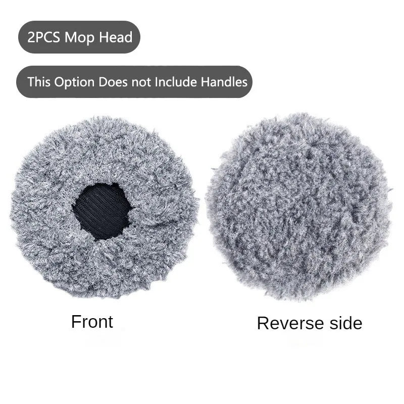 Double Head Telescopic Car Wash Mop - Microfiber Chenille Brush - 29