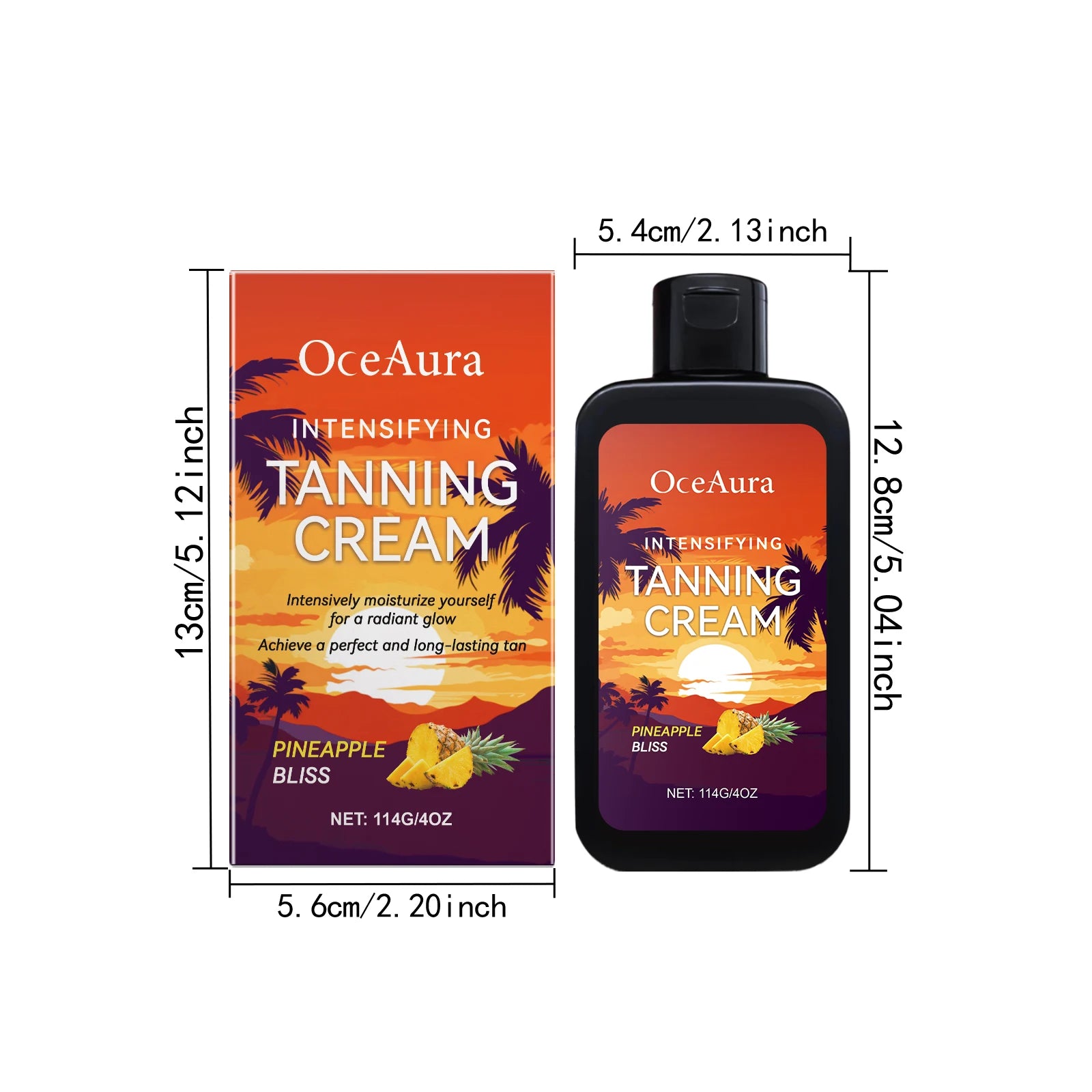 Natural Tanning Accelerator Cream for Sunbed & Outdoor Deep Bronze Glow - 6