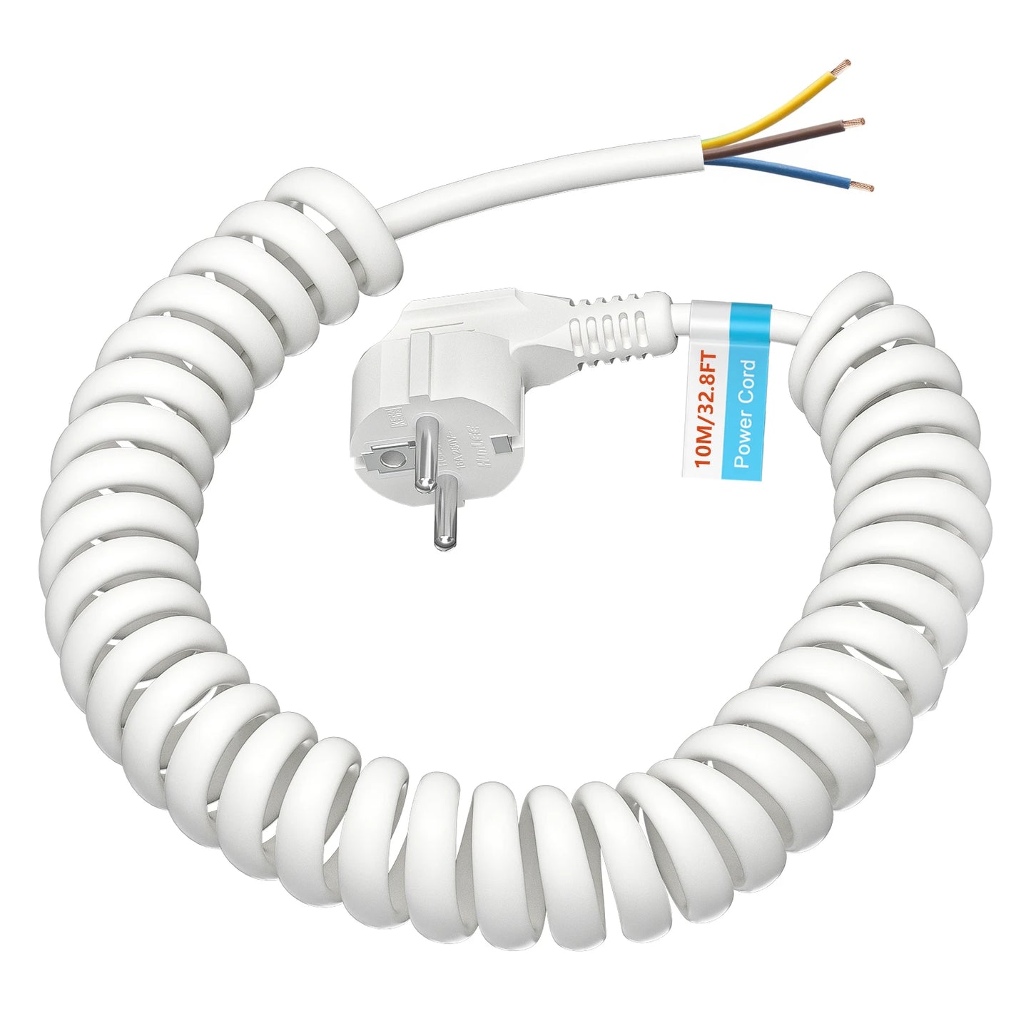 European Standard Power Extension Cord - 16A 2500W Heavy Duty AC Cable