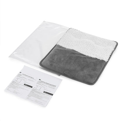 USB Heated Foot Warmer - Plush Electric Heating Pad for Office and Home
