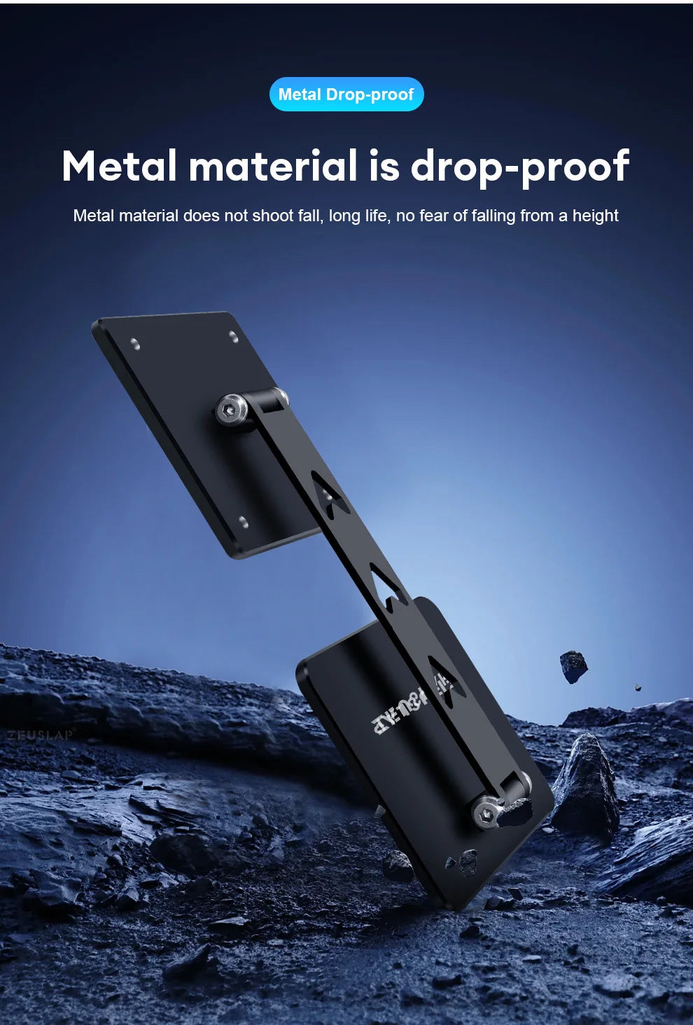 Rotating VESA Monitor Stand - Adjustable Portable Desk Mount Holder