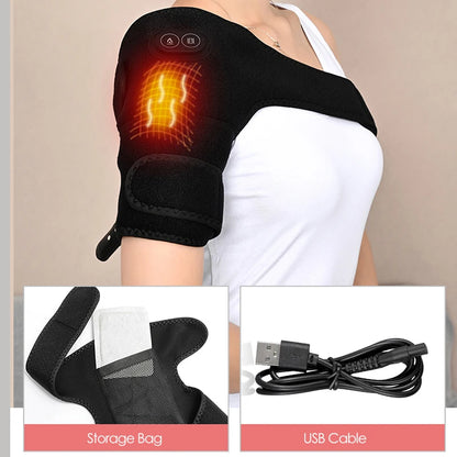 Heated Shoulder & Knee Massage Brace - Graphene Pain Relief