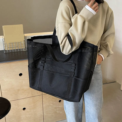 Luxury Hollow Mesh Tote