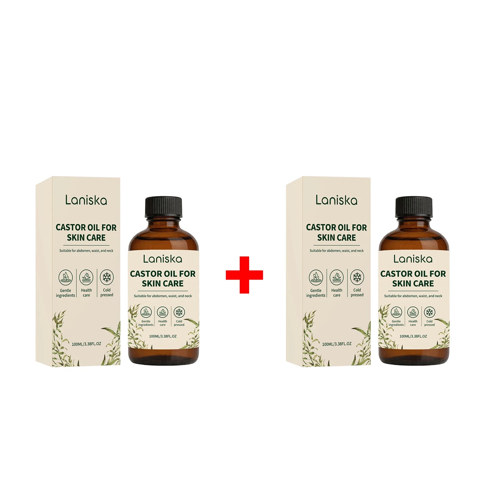 Pure Cold-Pressed Castor Oil for Deep Skin Hydration and Body Massage - 16