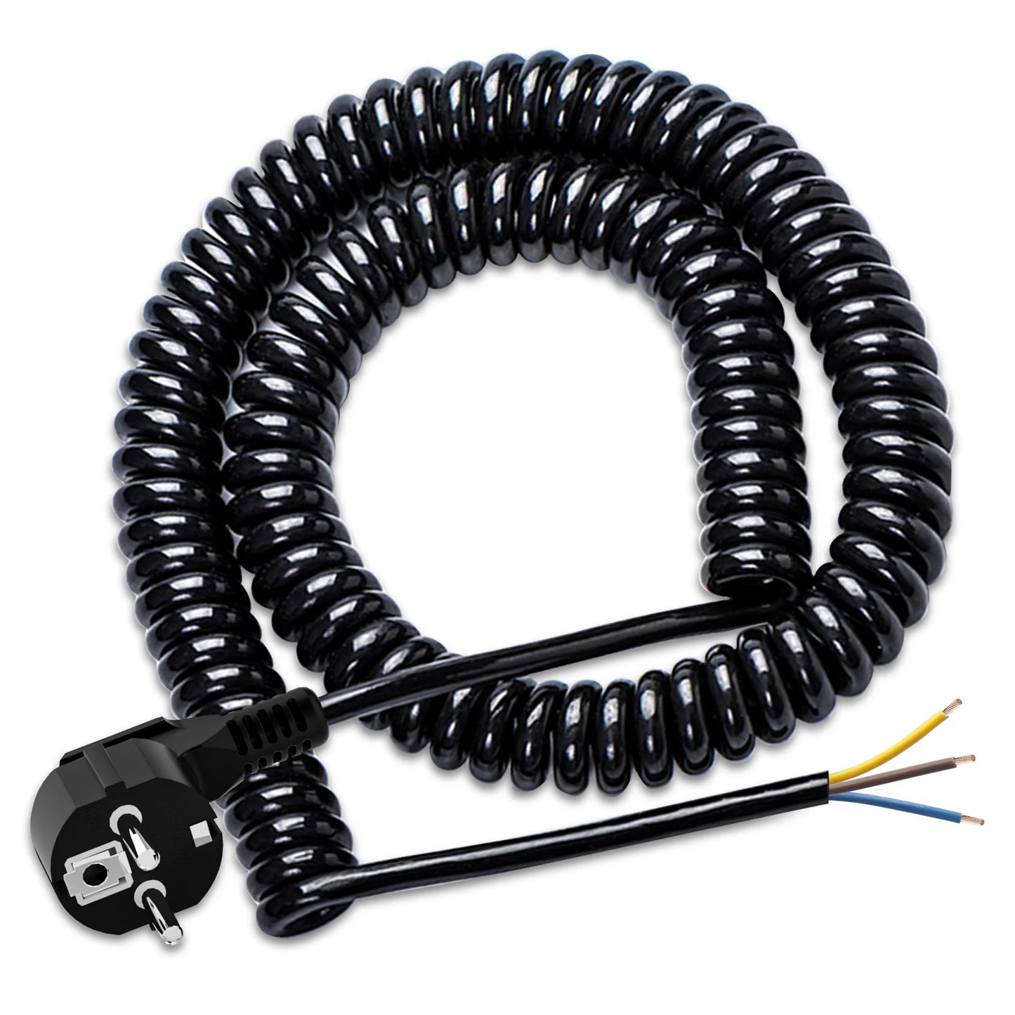 European Standard Power Extension Cord - 16A 2500W Heavy Duty AC Cable