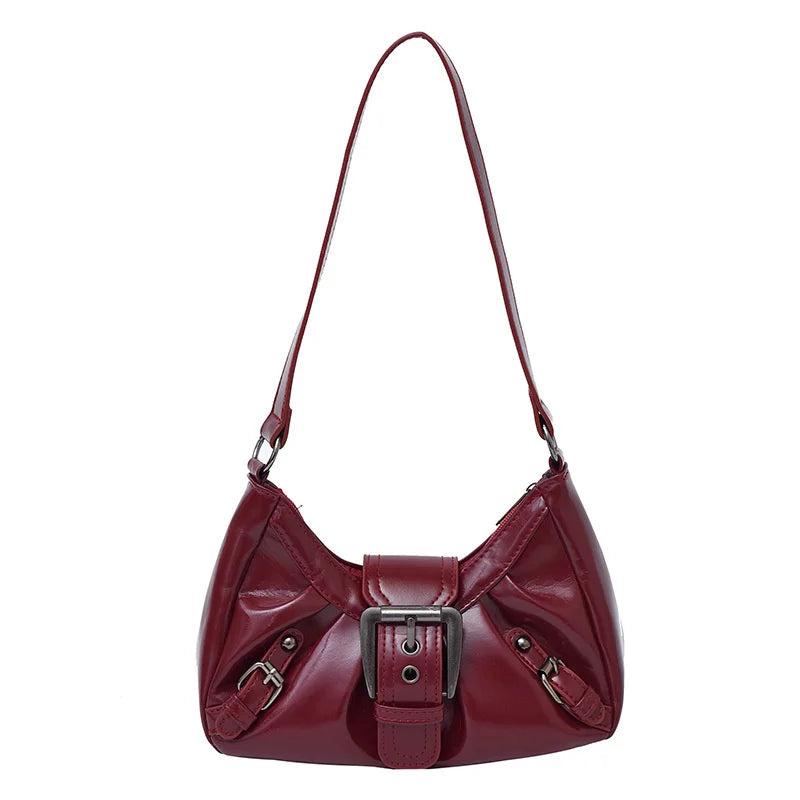 Luxury Retro Pleated Hobo Bag