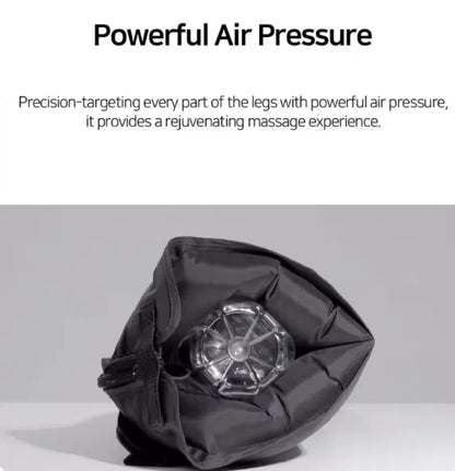 Electric Pneumatic Leg Massager - Full Leg Air Compression Recovery System