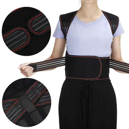 Self-Heating Tourmaline Magnetic Back & Waist Support Brace for Pain Relief