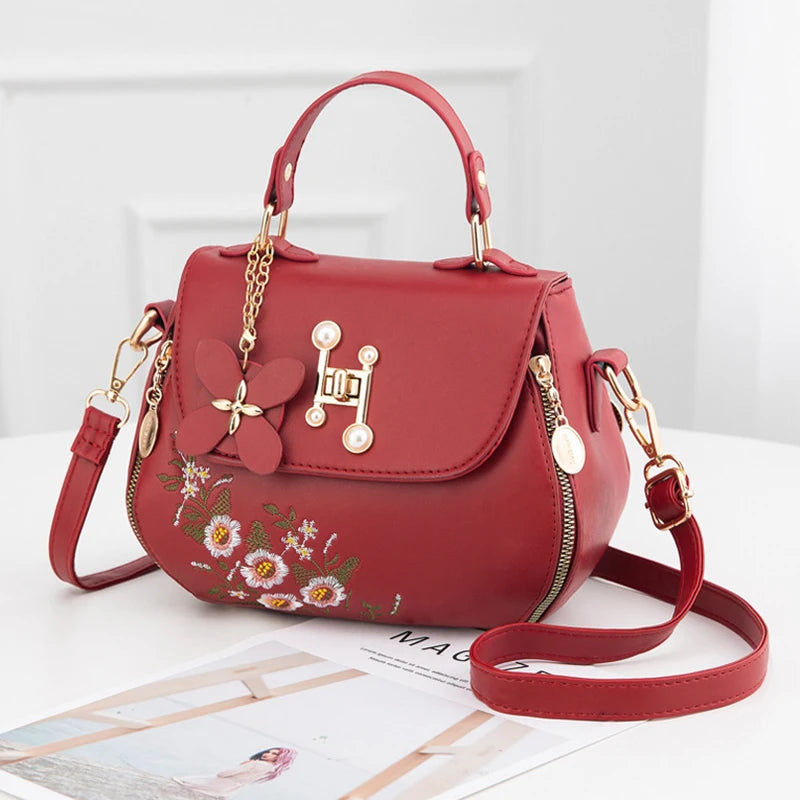 Luxury Embroidered Bucket Bag
