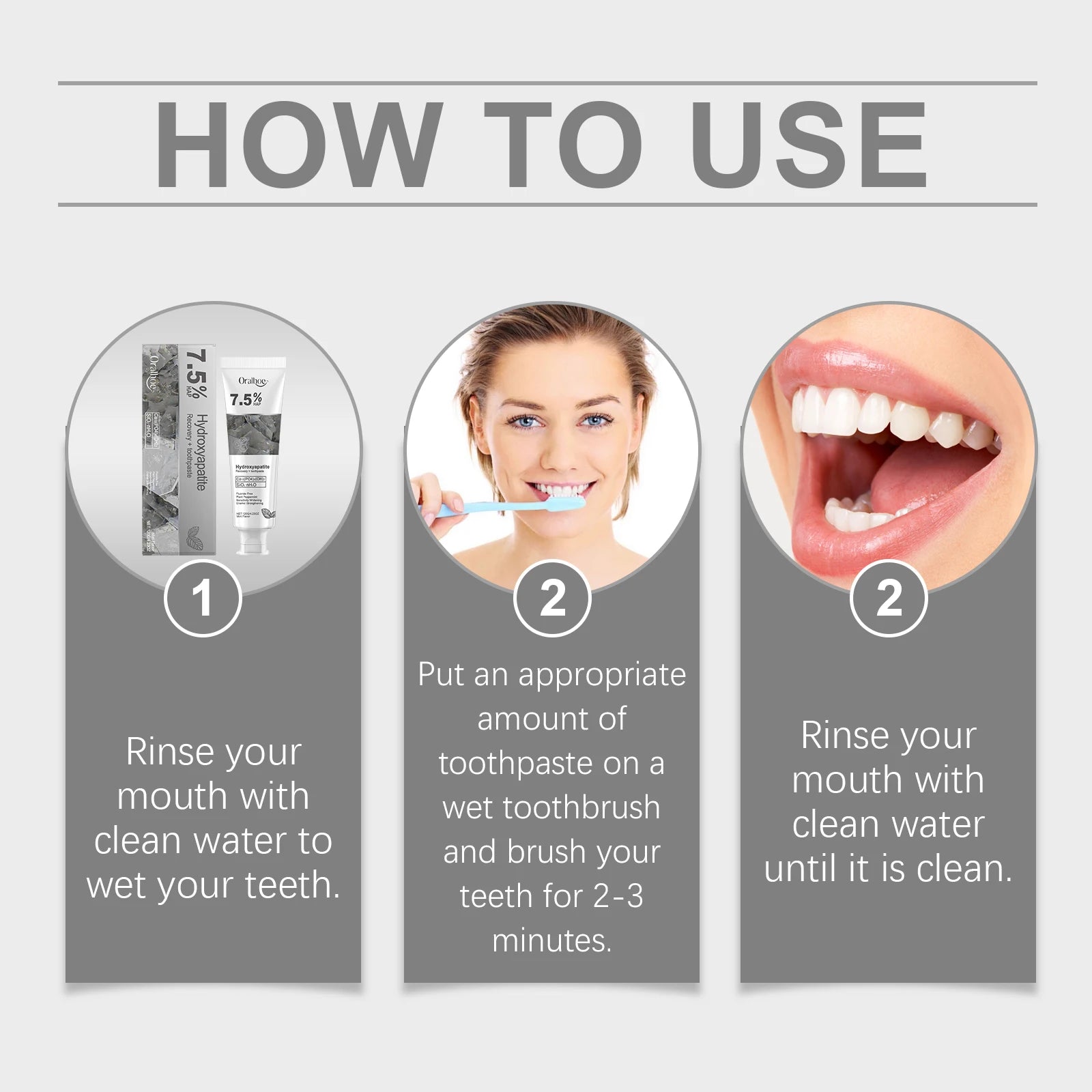 7.5% Hydroxyapatite Enamel Repair & Whitening Toothpaste - Sensitive Teeth Care - 17