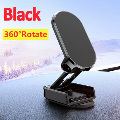 Magnetic 360° Rotating Car Phone Mount - Universal Dashboard GPS Holder