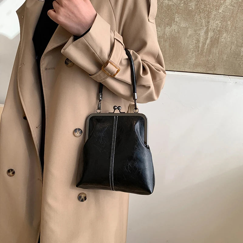 Luxury Vintage Kiss Lock Bag