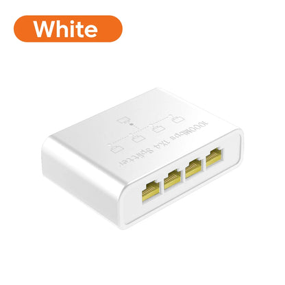 5-Port Gigabit Ethernet Switch - High-Speed RJ45 Network Splitter & Adapter