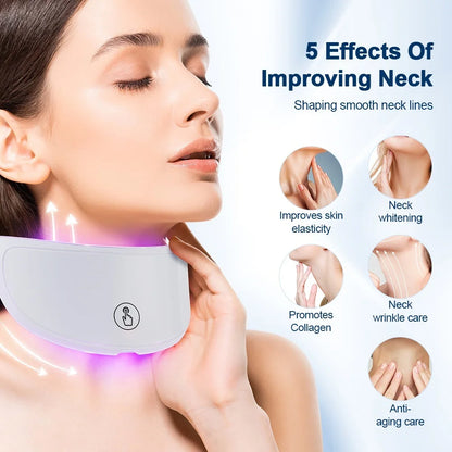 7-Color LED Neck Mask - Anti-Wrinkle & Skin Firming