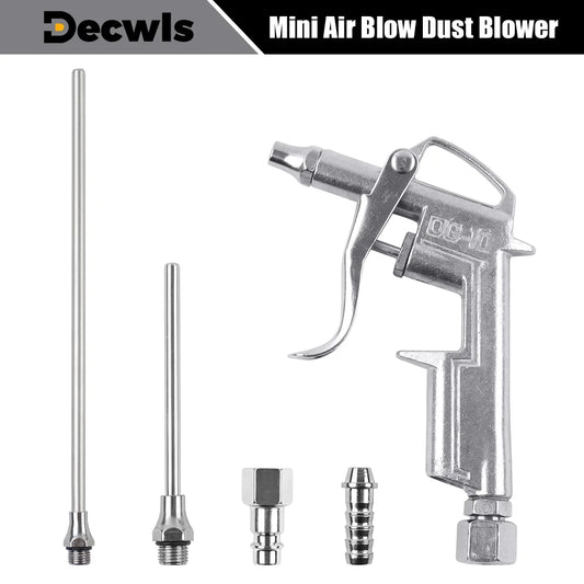 Pneumatic Air Blow Gun Compressor Attachment - Handheld Dust Blower Tool