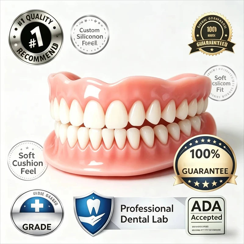 Adjustable Comfort Fit Dental Veneers - Natural Looking Smile Solution - 10