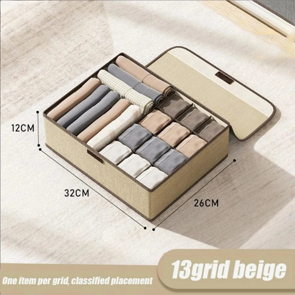 Foldable 3-in-1 Drawer Organizer for Underwear & Socks - 20