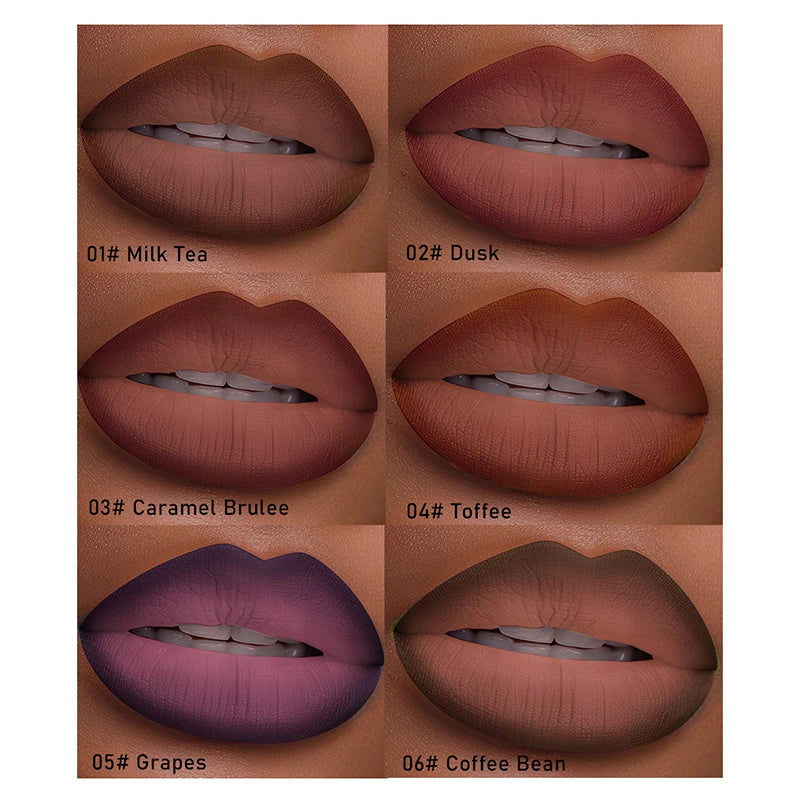 Velvet Matte Lip Liner Pencil - Waterproof Long-Lasting Lip Contouring Crayon