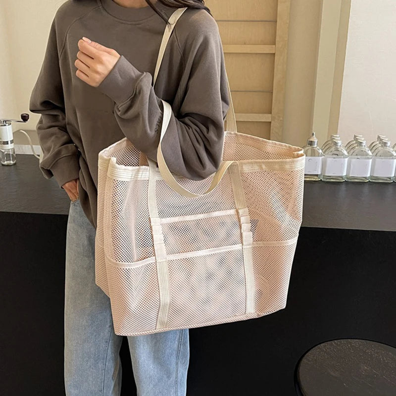 Luxury Hollow Mesh Tote