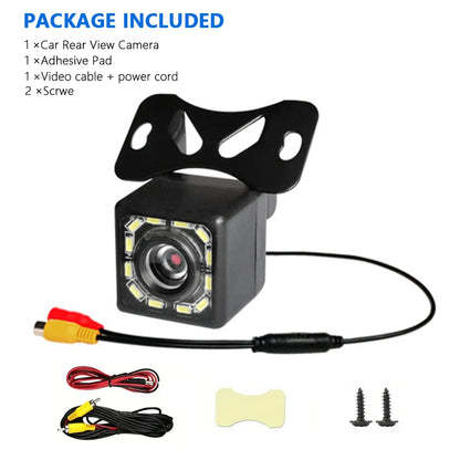 HD 1080P Car Reversing Camera - Night Vision Backup Safety Monitor