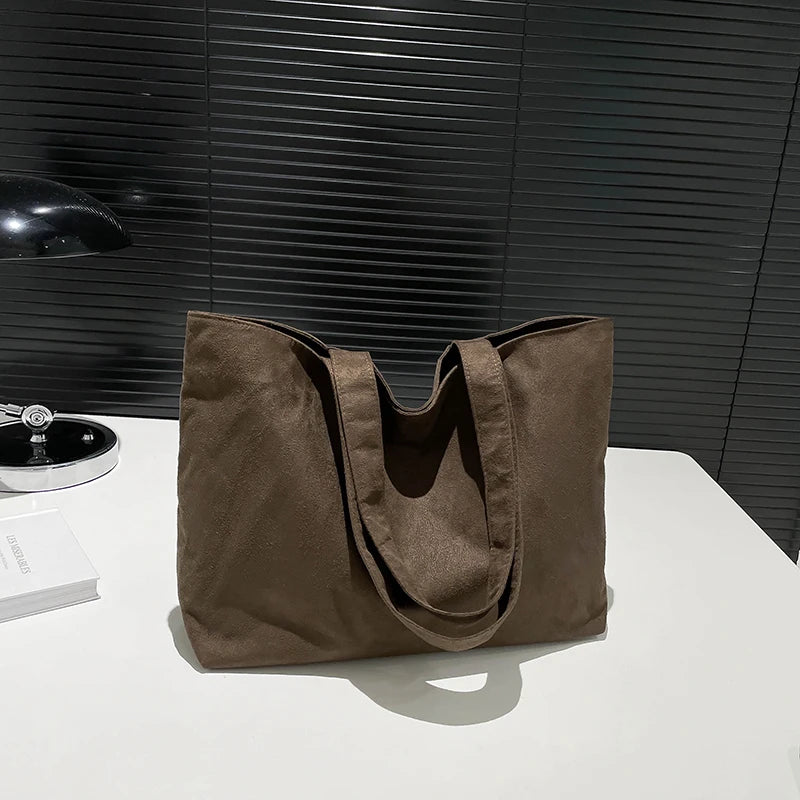 Luxury Soft Suede Tote