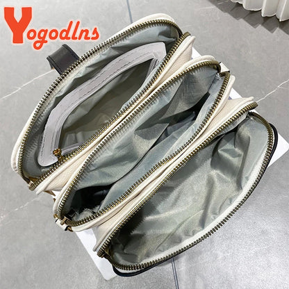 Luxury Vintage Square Shoulder Bag
