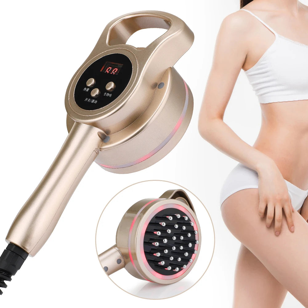 Electric Microcurrent Meridian Brush – Heated Lymphatic & Body Sculpting Massager - 7