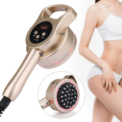 Electric Microcurrent Meridian Brush – Heated Lymphatic & Body Sculpting Massager