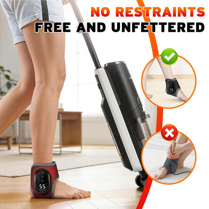 Vibration Ankle & Wrist Massager Wrap for Joint Pain Relief & Muscle Recovery