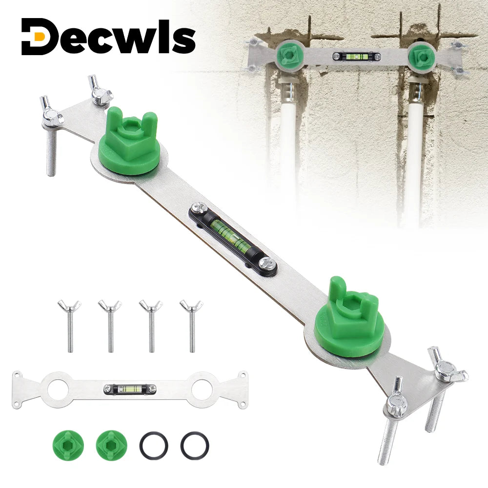 Stainless Steel Water Pipe Leveler with Bubble Level Indicator - Plumbing Tool