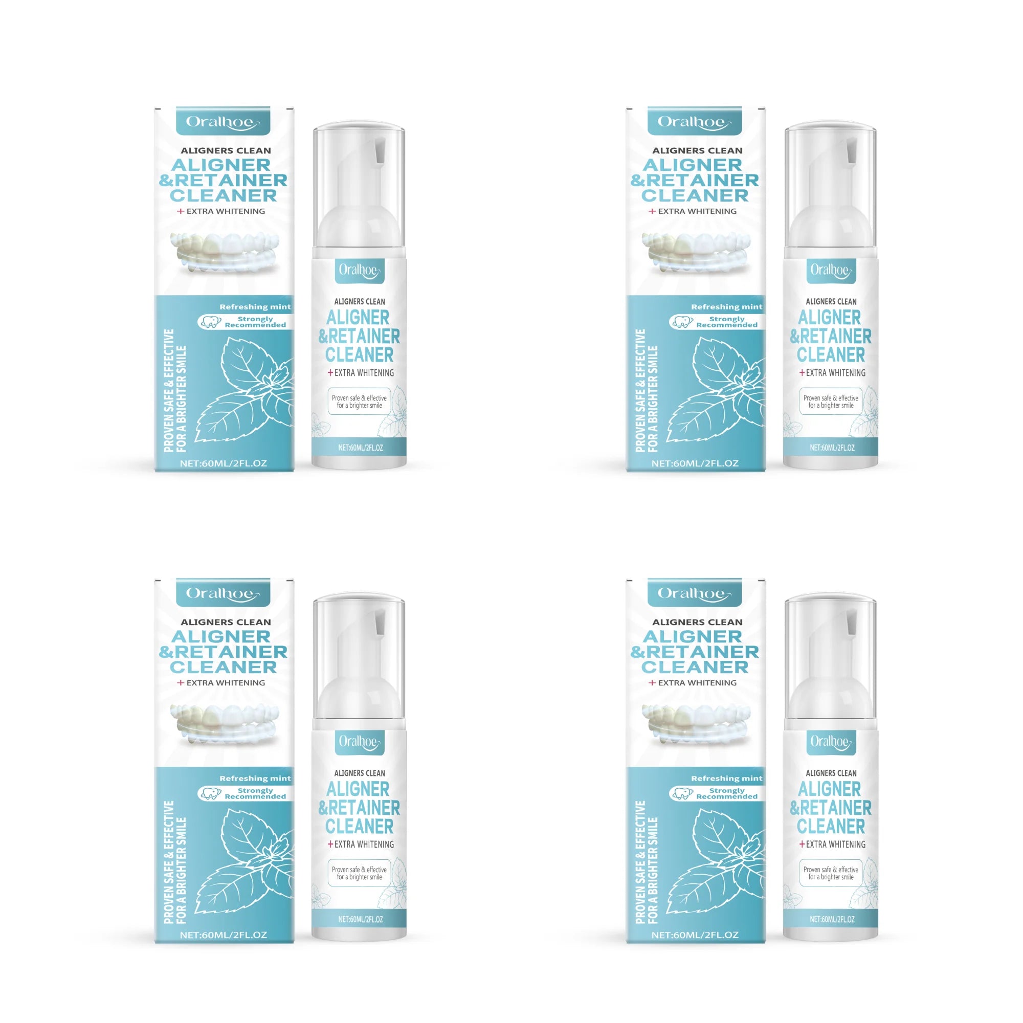 Aligner and Retainer Cleaning Foam Mousse with Whitening Effect - 16