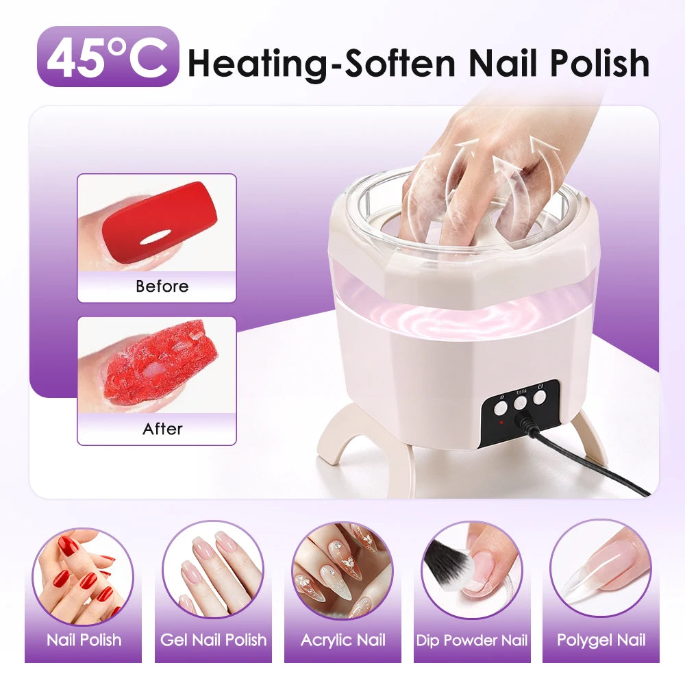 2-in-1 Electric Nail Gel Polish Remover and UV LED Curing Dryer Machine - 3