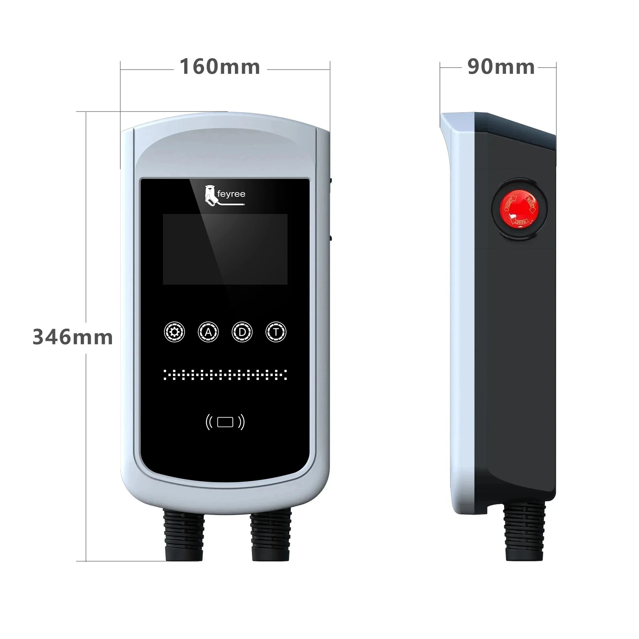 Smart EV Home Charging Station - 7kW-12kW WiFi App Control Wallbox - 35