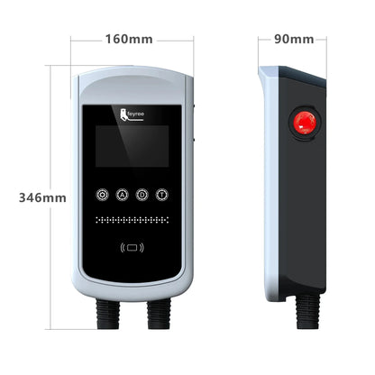 Smart EV Home Charging Station - 7kW-12kW WiFi App Control Wallbox