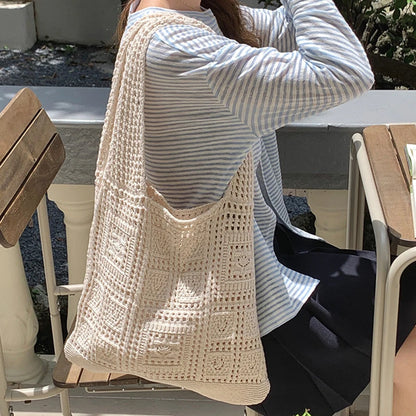 Luxury Hollow Crochet Tote