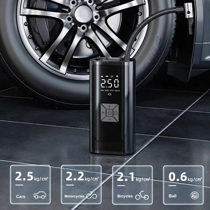 150PSI Portable Wireless Tire Inflator Air Compressor - 3